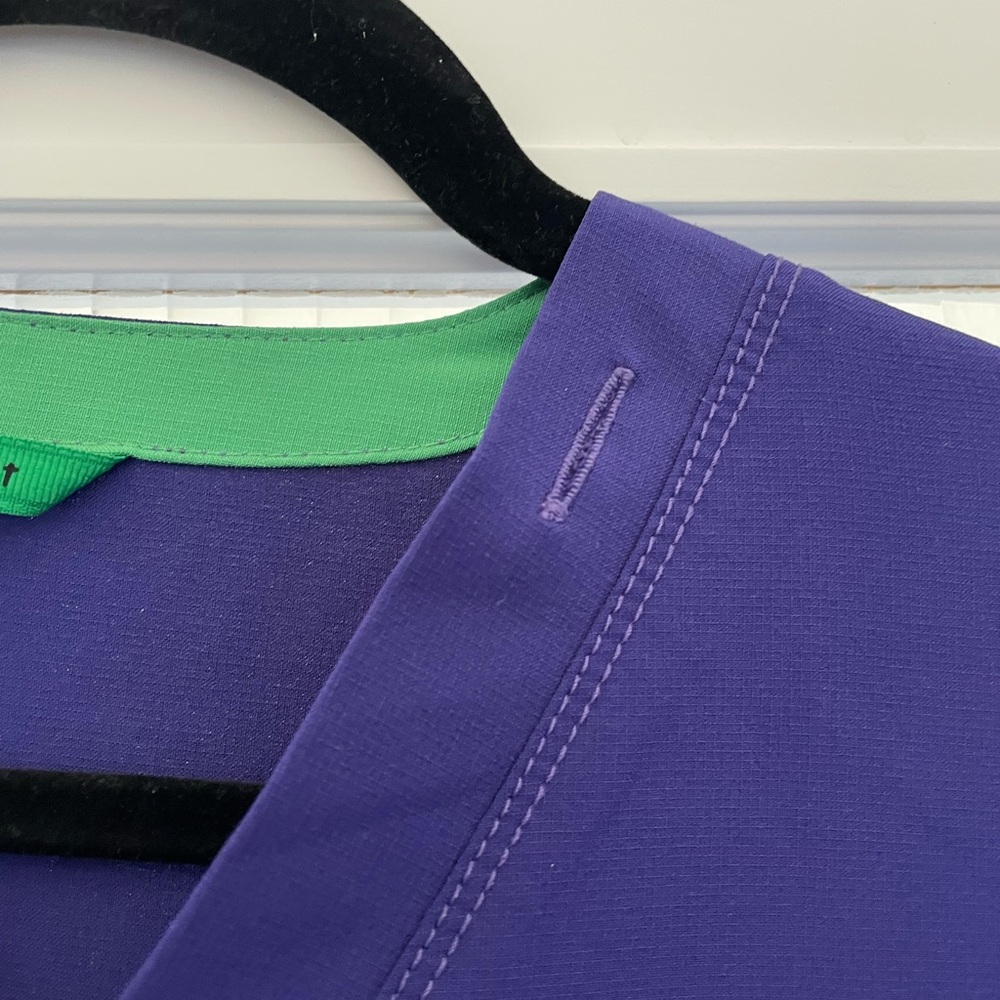 Carhartt electric blue Top with Bright Green Trim - Picture 5 of 8